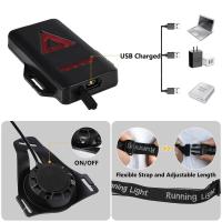 Lámpara De Pecho LED Para Correr Por Noche Recargable Por USB Luz De Advertencia Trasera Para Camping Senderismo Correr Y Aventura - details 3