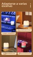 Lámpara De Noche Recargable Portátil RGB Con Control Remoto Y Toque 16 Colores Cambiables Para Dormitorio Y Habitación - details 2