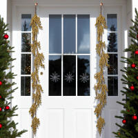 1pc Simulación De Uva De Navidad Para Decoración De Fiesta Y Hogar Arreglo Floral Colgante De Valla Estilo Navideño - details 10