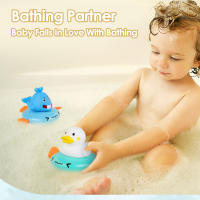 Juguete De Baño Para Bebés DUCKS Cerditos Y Vacas Nageando Nubes De Agua Juguete De Ducha Para Niños Juego De Agua - details 3