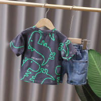 Conjunto De Ropa Infantil Para Verano Para Niños Y Niñas Camiseta De Algodón Con Dibujos Y Pantalones Cortos 2 Piezas Moda Casual Deportiva Para Bebés - details 3