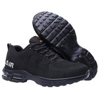 AMAWEI Zapatillas De Trabajo Para Hombre Antideslizantes Seguridad Antipinchazos Protección Respirables Ligeros Con Punta De Acero - details 19
