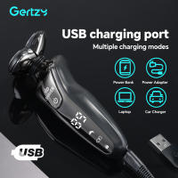 Afeitadora Eléctrica 5-en-1 Para Hombres Carga USB Afeitado De Nariz Corte De Cabello Limpieza Facial Exfoliación Accesorios Incluidos - details 2