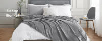HOMESOL®  Manta sedalina para Cama Sofá y Sillón, Manta Polar Lisa de Tacto Suave Super Caliente para Adulto y Niño,Sin Arrugas - details 0