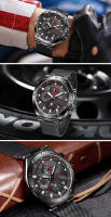 Reloj De Pulsera De Lujo Para Hombre LIGE Con Cinta De Malla Resistente Al Agua Y Luz Cósmica Cronógrafo De Moda Y Negocios - details 14