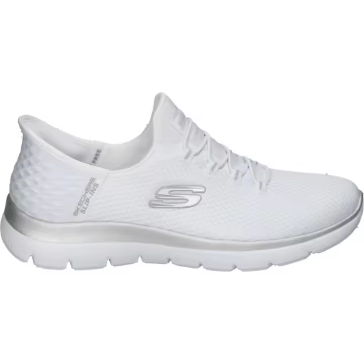 SKECHERS | Zapatillas Skechers Slip-ins Summits Diamond Dream para Mujer – Deportivas en Color Blanco – Sneakers Slip Ins – Sin Cierre – Fácil de Poner y Quitar sin Manos – Memory Foam – Cómodas – Modelo 150123-WSL - 1