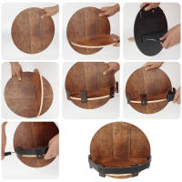Soporte De Botella De Vino De Madera Para Pared Estante Vintage Para Botella De Whiskey Estante De Madera Para Exhibición Accesorios De Barra Para El Hogar - details 6