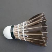 Pelota De Badminton Profesional Hecha De Pluma De Ganso Negra Para Entrenamiento Deporte Material De Cabeza Poliéster Esponjado - details 7