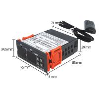 Controlador De Temperatura Digital STC-1000 STC-3000 Con Sensor LED Termómetro Higrómetro Relé Termostato Regulador 12V 24V 220V Para Hogar - details 16