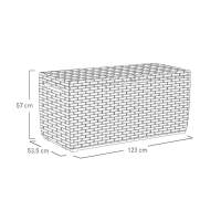 Keter Caja de almacenamiento de jardín Capri 302 L antracita - details 7