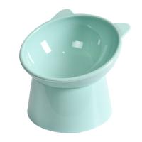 Tazón De Alimentos Para Perros Con Protección Del Cuello Y Diseño De Gato Alto Antideslizante Y Antirotura De Plástico Para Mascotas - details 2