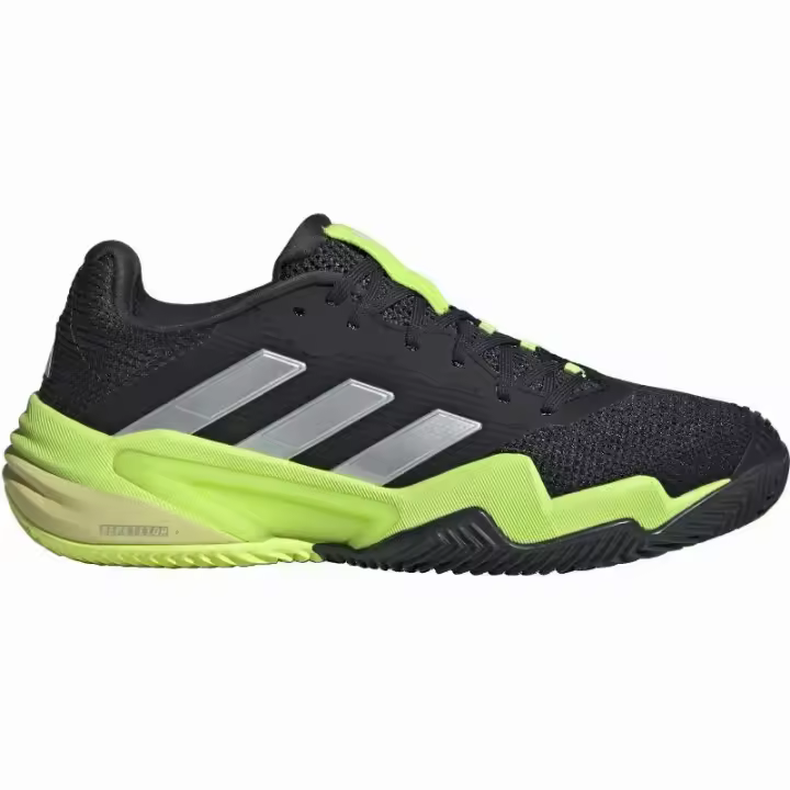 Zapatillas Adidas Barricade Clay Negro Lucid Limon - 1