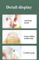 Botella De Rociador De Vidrio Doble Tubo Para Control De Grasa Y Aceite Ecológico Adecuado Para Cocina Barbacoa Air Fryer - details 9
