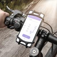 Soporte De Teléfono Móvil Para Bicicleta Y Motocicleta Compatible Con iPhone Samsung Xiaomi Soporte De Celular De Silicona Para Vehículos - details 8