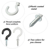 MTSPACE 10pcs Conjunto De Gancho Para Colgar Plantas Y Joyería 30mm Acabado Templado Soporte De Taza De Plástico Gancho De Hierro Para Luces Cortinas - details 3