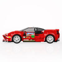 Juego De Construcción De 298 Piezas Coche Deportivo Modelo De Bloques De Construcción Educativo Decoración De Escritorio Regalo De Navidad O Cumpleaños Para Niños Mayores De 6 Años - details 4