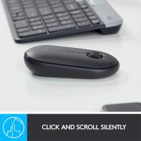 Logitech Ratón Inalámbrico Pebble M350 | Mouse Ligero y Delgado con Bluetooth | Silencioso para Oficina | Compatible con Portátil y Tableta | Batería 2 en 1 USB | Disponible en Varios Colores - details 5