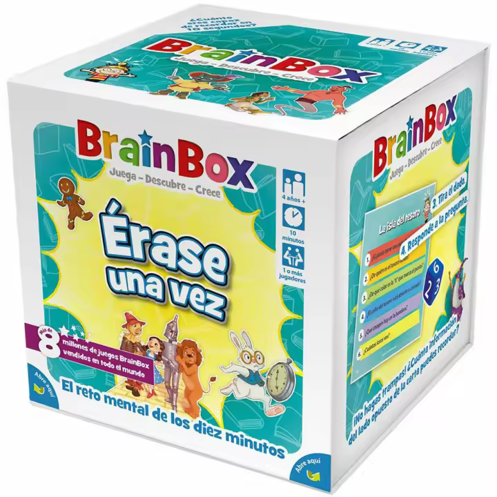 Brainbox Érase una vez: Juego de Memoria con Preguntas y Respuestas para niños a partir de 4 años. (1 o más jugadores) - 1