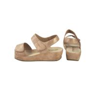 Sandalias planas de Mujer AMARPIES 23587 PLATIN SANDALIA CONFORT DOBLE VELCRO PLATINO 35983 25V - details 5