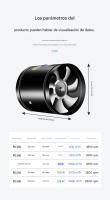 Mudo, ventilador de ventilación de baño,Ventilador Extractor de humos,Varios tamaños de Potencia disponibles - details 2