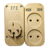 Adaptador De Enchufe Multifuncional Con 2 Cargadores USB Y Convertidor De Enchufe EU Para Hogar/Oficina Universal Socket Extensor - details 6