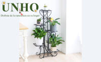 UNHO Estanterias para Plantas de Metal Soporte Plantas Macetas con 5 Niveles 57x25x116cm - details 0