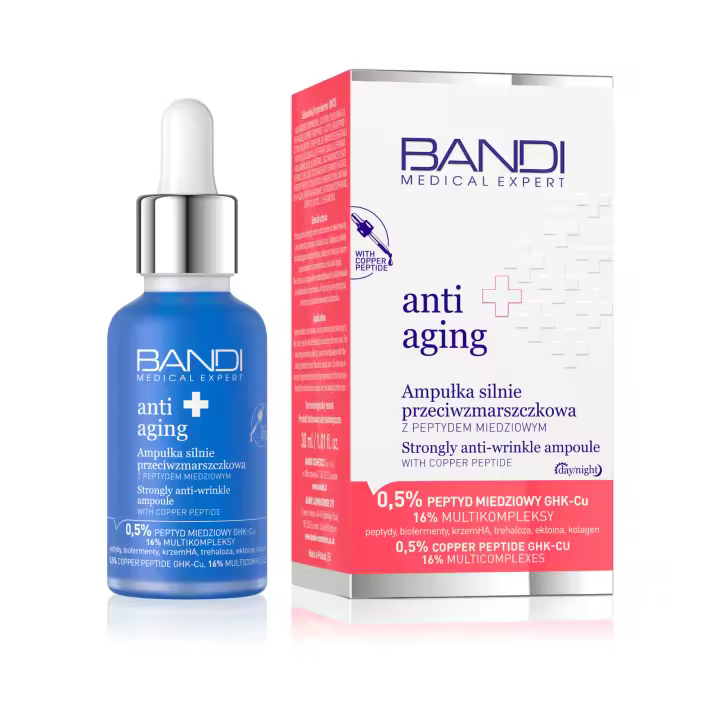 Ampolla Intensiva Antienvejecimiento con Péptido de Cobre Bandi Professional - 1