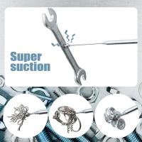 Mini Herramienta Magnética Telescópica Portátil Con Luz Para Recoger Bolas De Tornillo Varita Extendible De Metal Herramienta De Reparación De Coche - details 9