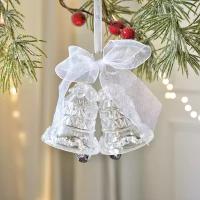 Adorno De Navidad De Acrílico En Forma De Árbol De Navidad Campanas Estrella Y Copos De Nieve Para Decoración De Habitaciones Y Hogar - details 12