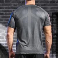 Camiseta De Hombre Verano Manga Corta Algodón Transpirable Ropa De Gimnasio Fitness Camiseta Deportiva Para Yoga Y Correr - details 12
