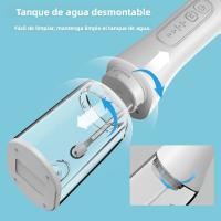 Irrigador Oral Portátil Con Carga USB 300ML Tanque De Agua Cuatro Modos Impermeable Limpieza Oral Pulso Recargable - details 6