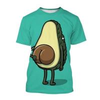 Camiseta 3D De Agua De Manzana Para Hombres Y Mujeres Estilo Casual Manga Corta Personalidad De Frutas Verano Moda Nueva - details 6