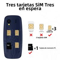 SERVO Q3308 pro 3 Mini Teléfono Móvil Con Grabadora De Llamadas Automáticas Bluetooth Dial Speed Dial Voz Mágica MP3 Flashlight - details 1