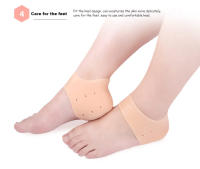 Protector De Talón De Silicona Gel Para Alivio Del Dolor De Fascitis Plantar Y Roturas De La Piel De Los Dedos Del Pie Almohadillas De Talón Cómodas Y Transpirables Para El Cuidado De Los Pies - details 6