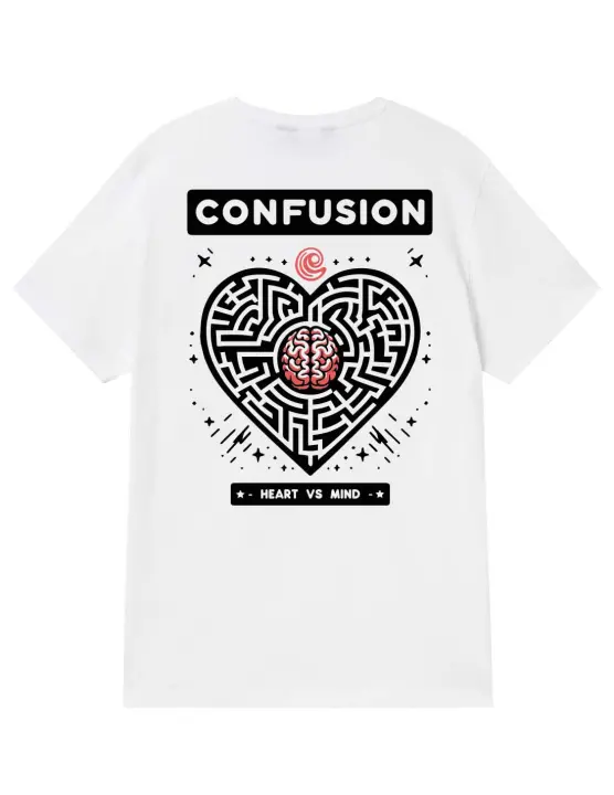 BRAVE;DMIND WHITE TSHIRT - 1