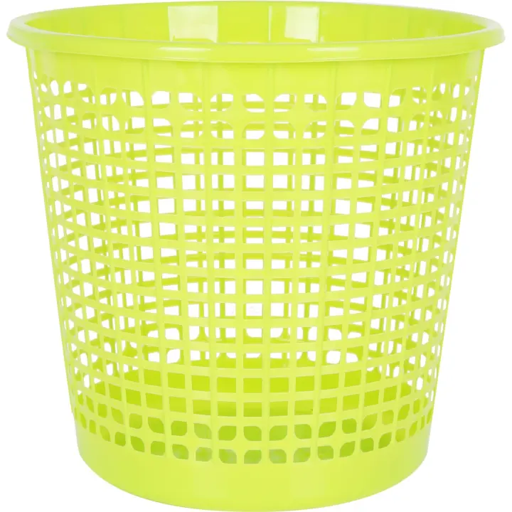 Dem - PAPELERA 27X25.5CM OFFICE (COLORES SURTIDOS) - Diseño Elegante y Funcional - Con Tapa y Pedal - 1