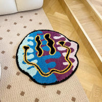 Alfombra LAKEA Tejida Con Rostro Sonriente Mágico Para Decoración Del Hogar O Regalo Material Poliéster 100% Personalizable - details 3