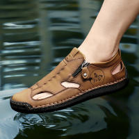 Sandalias De Verano Para Hombre Cómodas Y Transpirables Zapatillas De Playa Clásicas De Alta Calidad Con Suela De Goma - details 17