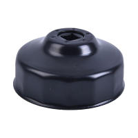 Llave De Filtro De Aceite Para Coche De Acero Negro De Alta Calidad 76mm 14 Encogimientos Tipo Tornillo Con Rosca De 3/8" - details 1