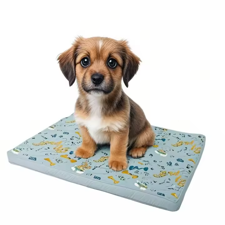 Colchoneta para dormir a prueba de orina para perros, cojín para dormir, caseta para perros, alfombrilla para el suelo de la jaula para mascotas, 80 x 60 x 5 cm - 1