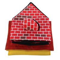 Casa De Perro Plegable Y Portátil Estilo Muro De Ladrillo Caliente Y Cómoda Para Pequeños Perros Y Gatos Cama De Mascota - details 5