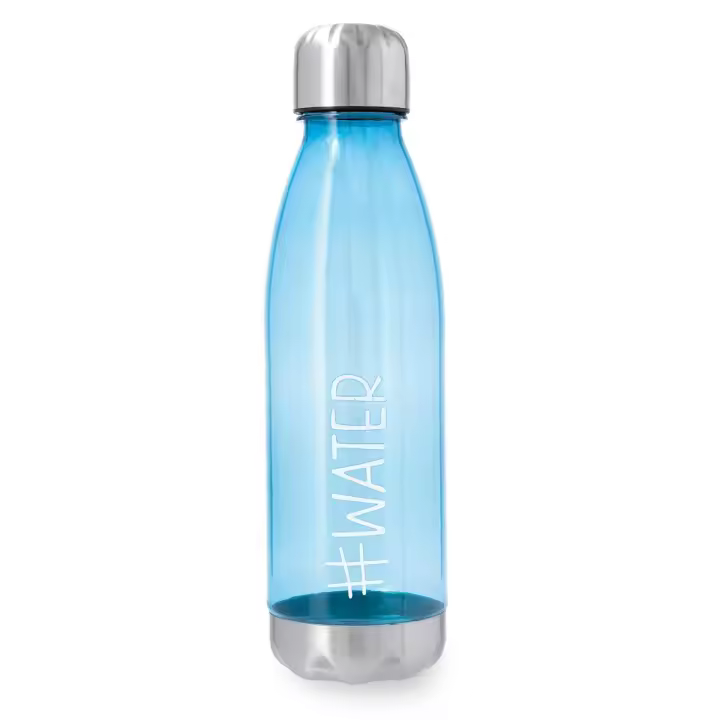 QUID QUIDATE Botella Transporte Plastico 0,75L Azul  Facil de limpiar Transportable - 1