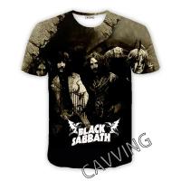 Camiseta Casual Para Hombres Y Mujeres Con Estampado 3D De BLACK SABBATHE Rock Manga Corta Negro Hip Hop Verano Transpirable Mecánica De Lavar Material Poliéster - details 7