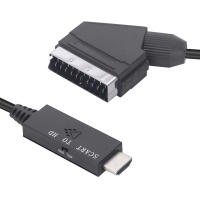 Cable Adaptador Convertidor De Vídeo Y Audio SCART a HDMI 1080P Para HDTV Sky Box STB Entrada SCART Salida HDMI Plug Play - details 12