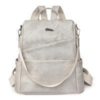 Mochila para mujer, nuevo estilo, moderna, versátil, antirrobo, de PU, de gran capacidad, de alta gama - details 3