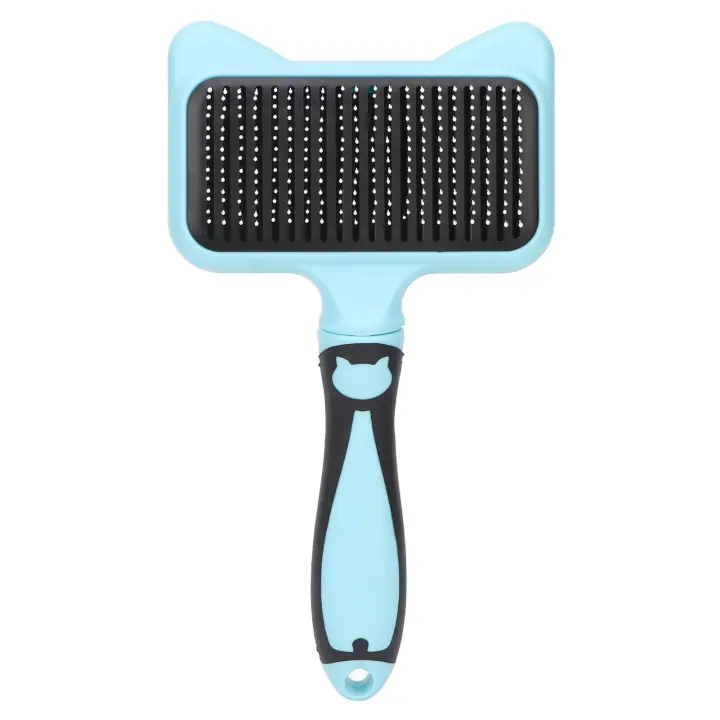 Rastrillo de capa inferior para mascotas, Kit de aseo para eliminación de nudos de doble cara, peine para quitar el pelo de mascotas con cortaúñas para perros, gatos y conejos - 1