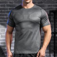 Camiseta De Hombre Verano Manga Corta Algodón Transpirable Ropa De Gimnasio Fitness Camiseta Deportiva Para Yoga Y Correr - details 11