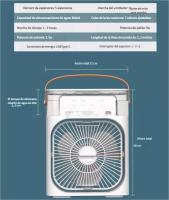 Nuevo ventilador eléctrico de cinco orificios con humidificación por pulverización de enfriamiento, ventilador de aire acondicionado de escritorio para dormitorio de estudiantes y hogar, ventilador de aire acondicionado de alto viento - details 8