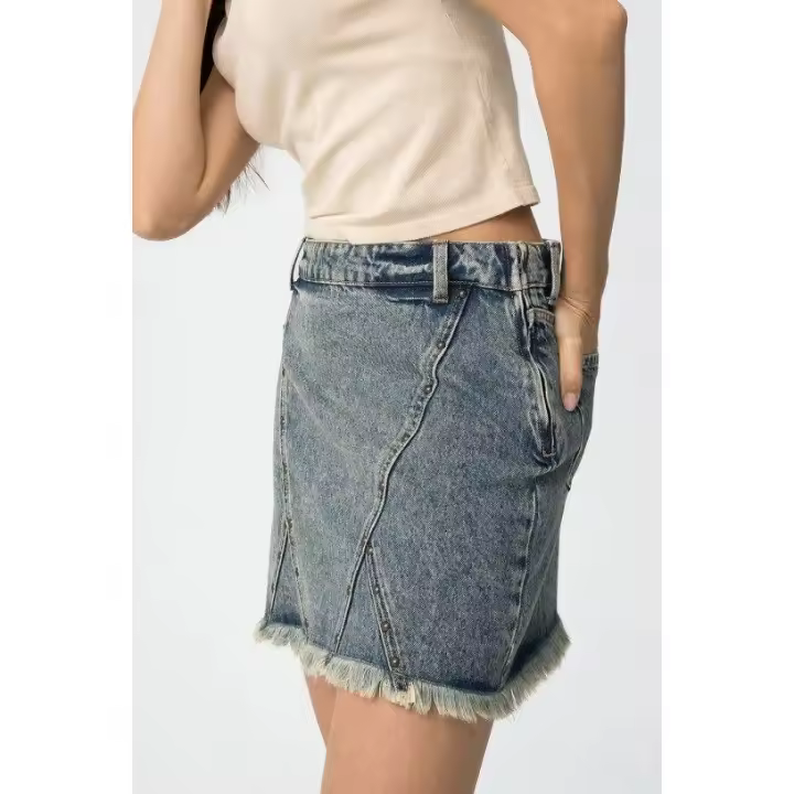 Faldas y shorts Marcas Mujer Ropa Tiffosi Tiffosi mujer  Mini falda vaquera - Tiffosi- Dua_2 M10 - 1