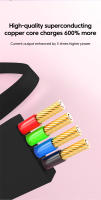 Cable USB 3 En 1 6A Carga Rápida Para Samsung Xiaomi iPhone 13 12 Realme Huawei Tipo C Cable De Carga Para Teléfono Micro USB Data Cable - details 4